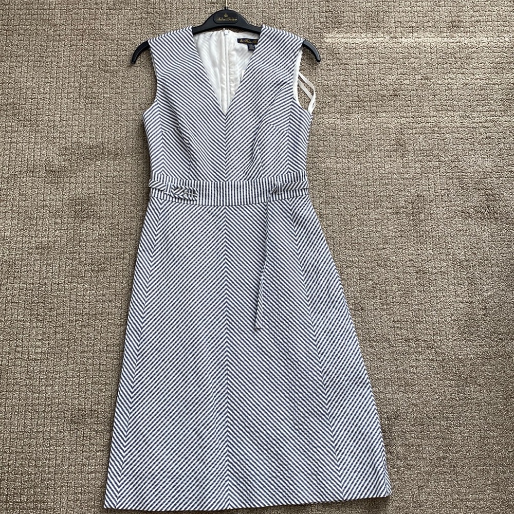 Brooks brothers nautical midi dress.